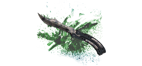Butterfly-Knife-Stained